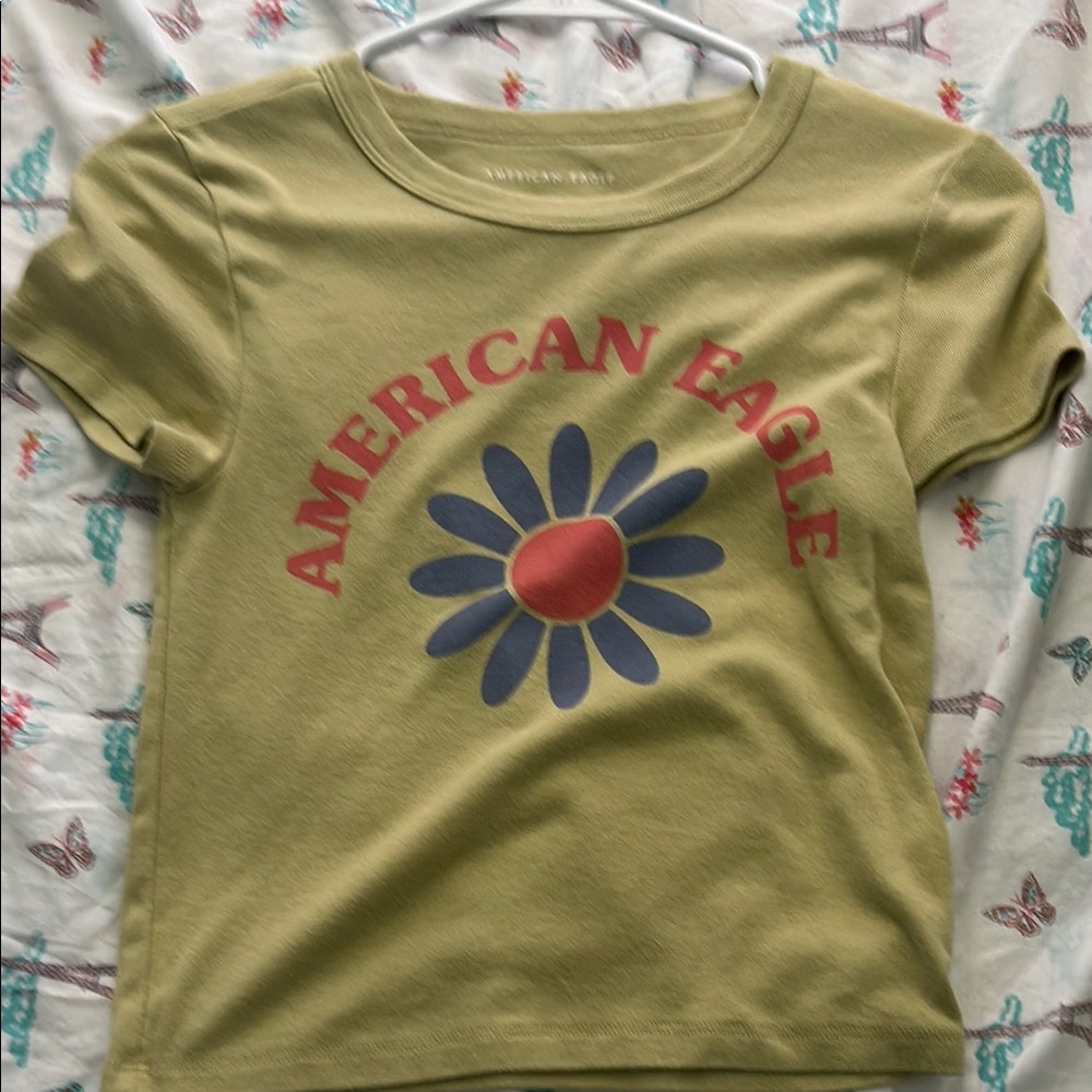 American Eagle Outfitters Kids Flower Graphic T-Shirt